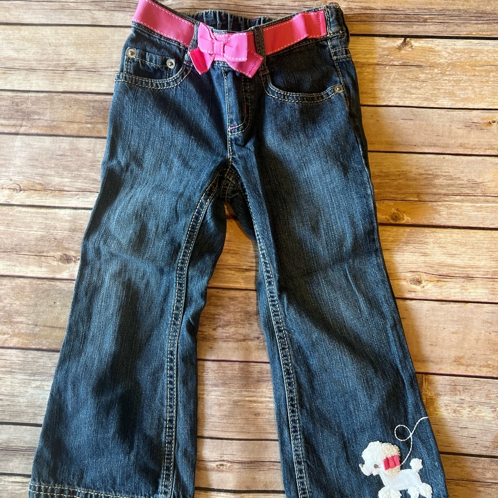 Gymboree poodle design jeans